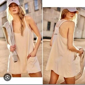 FP Movement by Free People Cream A-Line Skirt